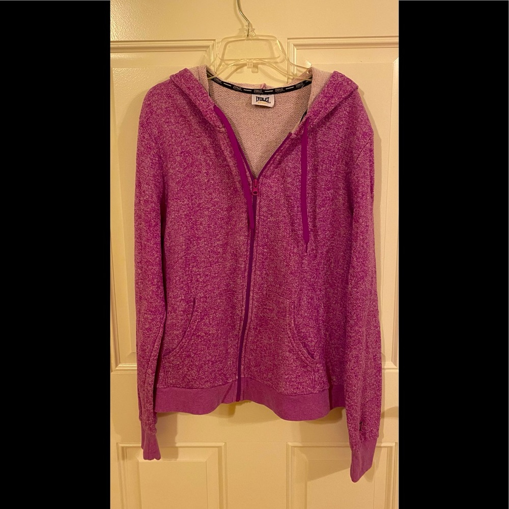 Everlast hoodie with zipper. Size Large